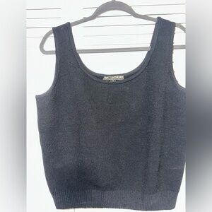 St. John woven tank top.